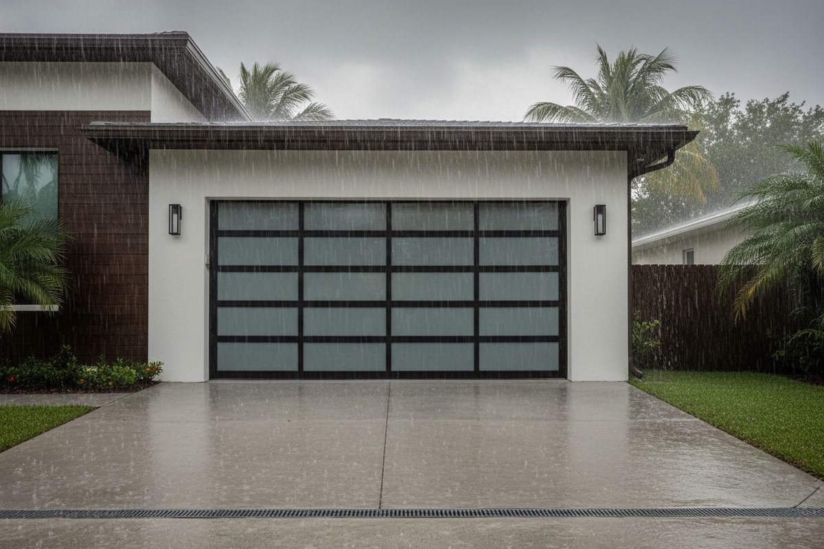 Best Garage Doors for South Florida’s Rainy Season