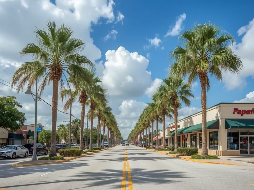 Pembroke Park small town streetscape