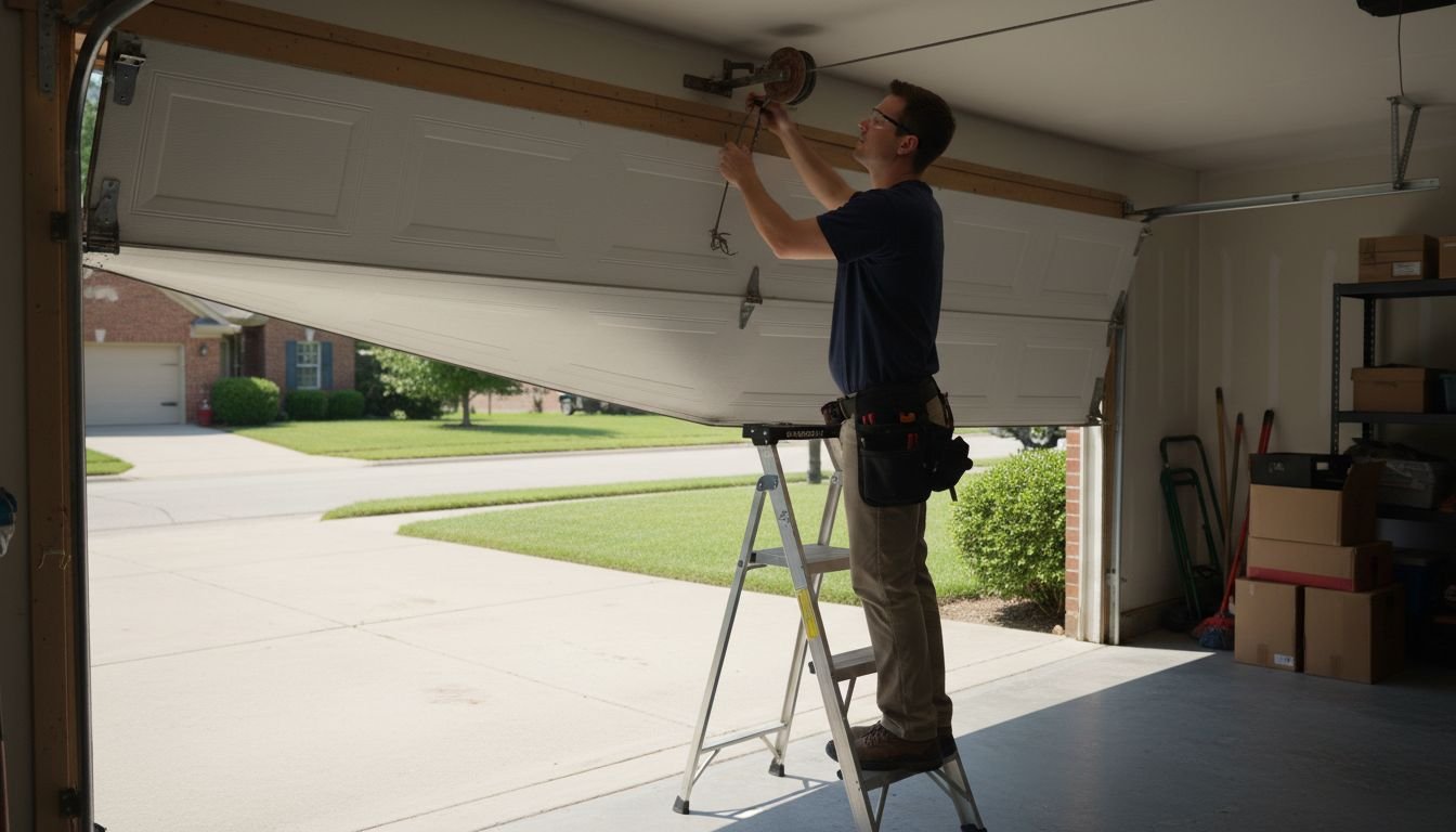How to Fix a Garage Door That Sags