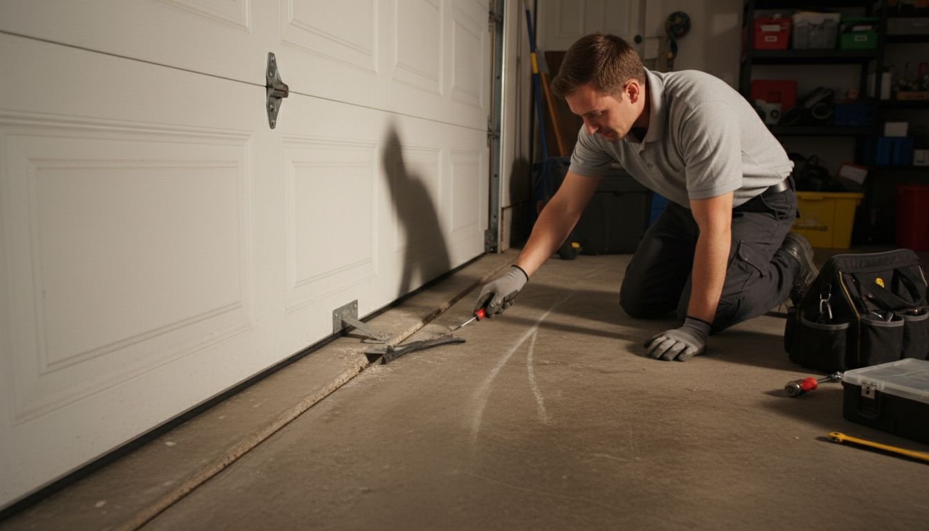 How to Fix a Garage Door That Scrapes the Floor