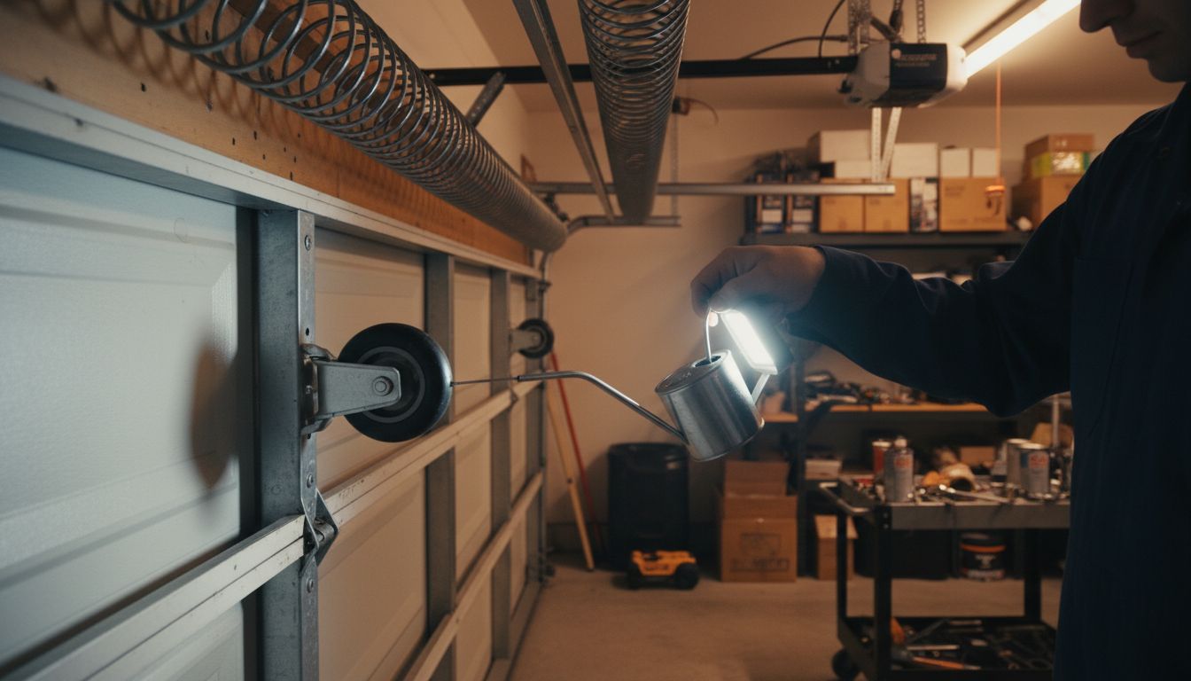 Garage door noise reduction service