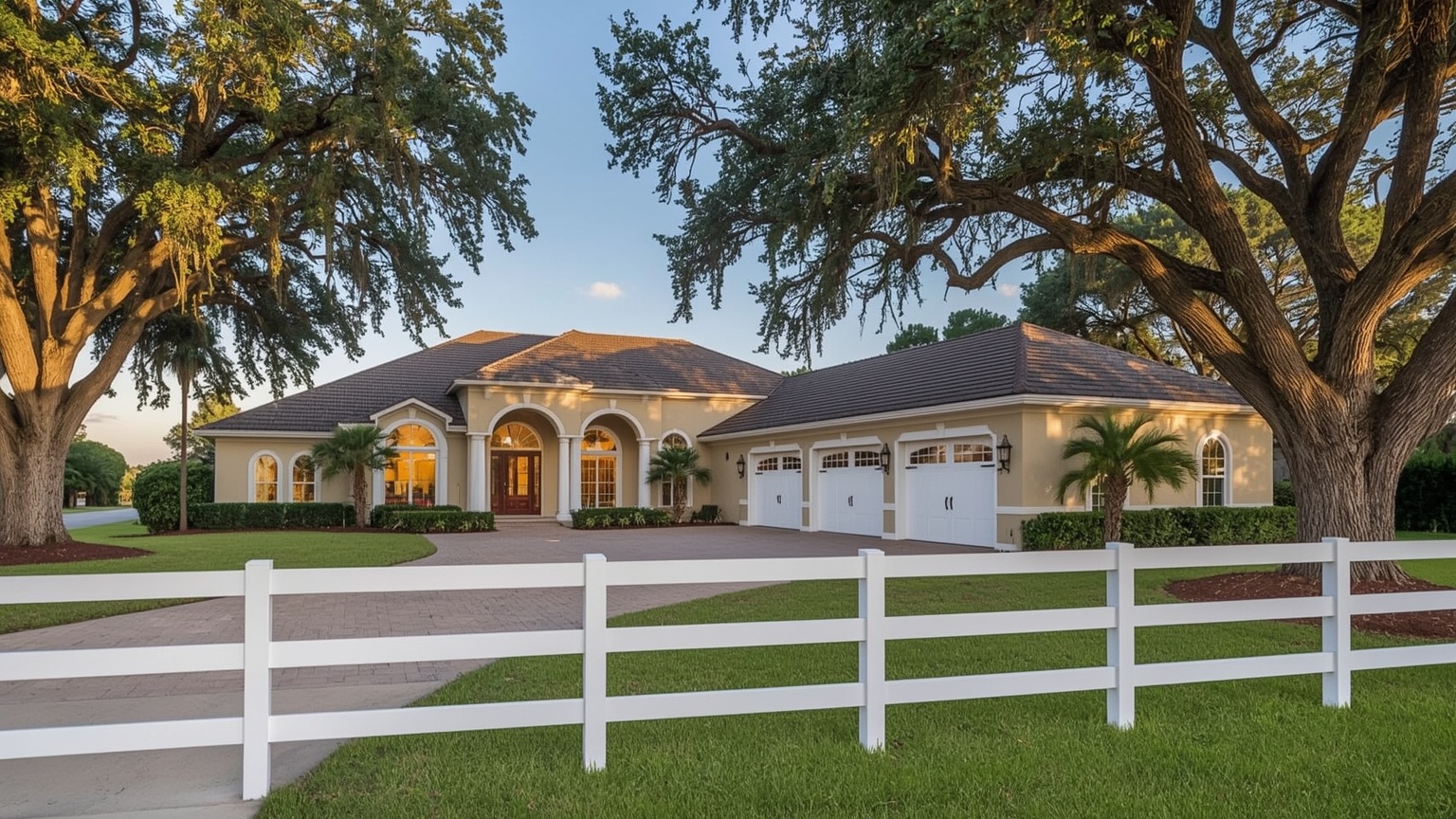 Garage doors on a Wellington, FL home