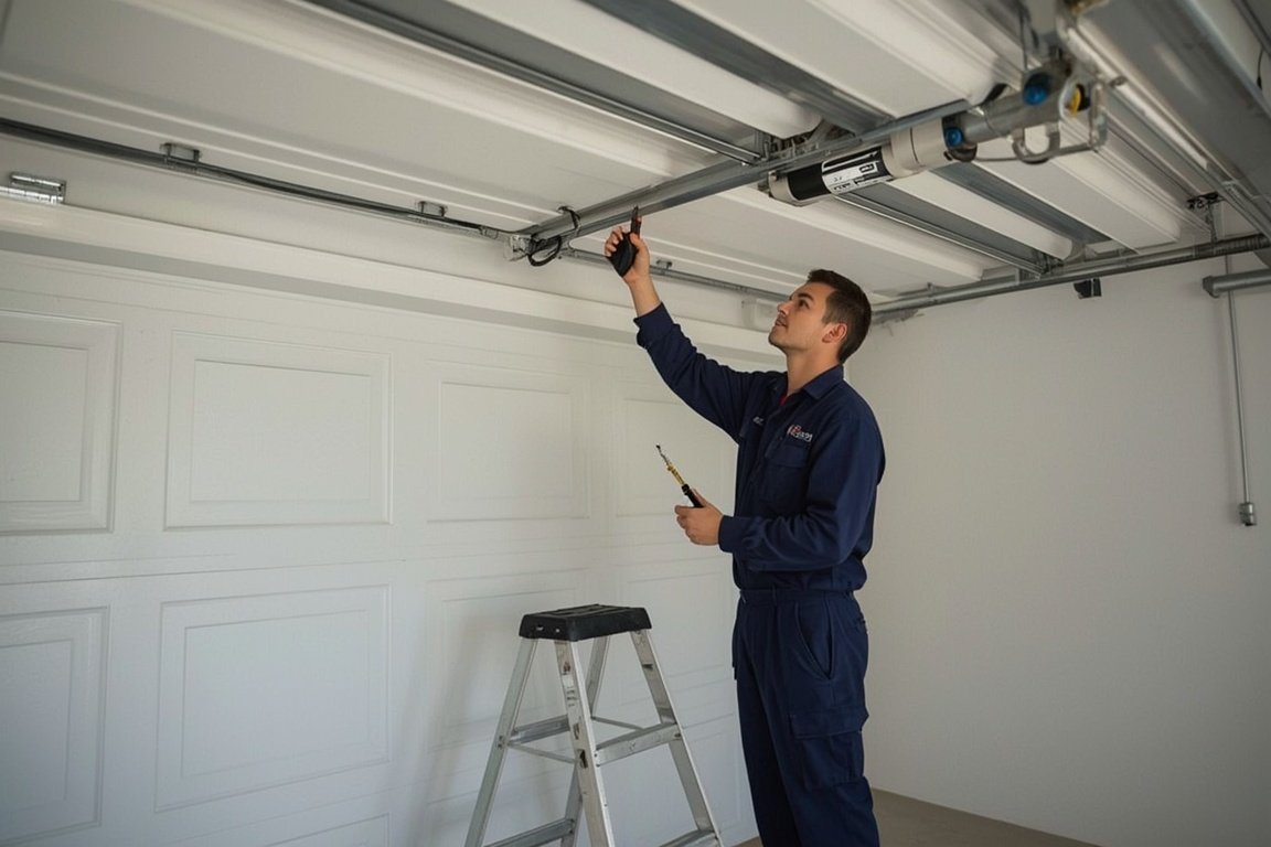 Garage door noise reduction tune-up