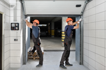 Garage door off track rollers repairs